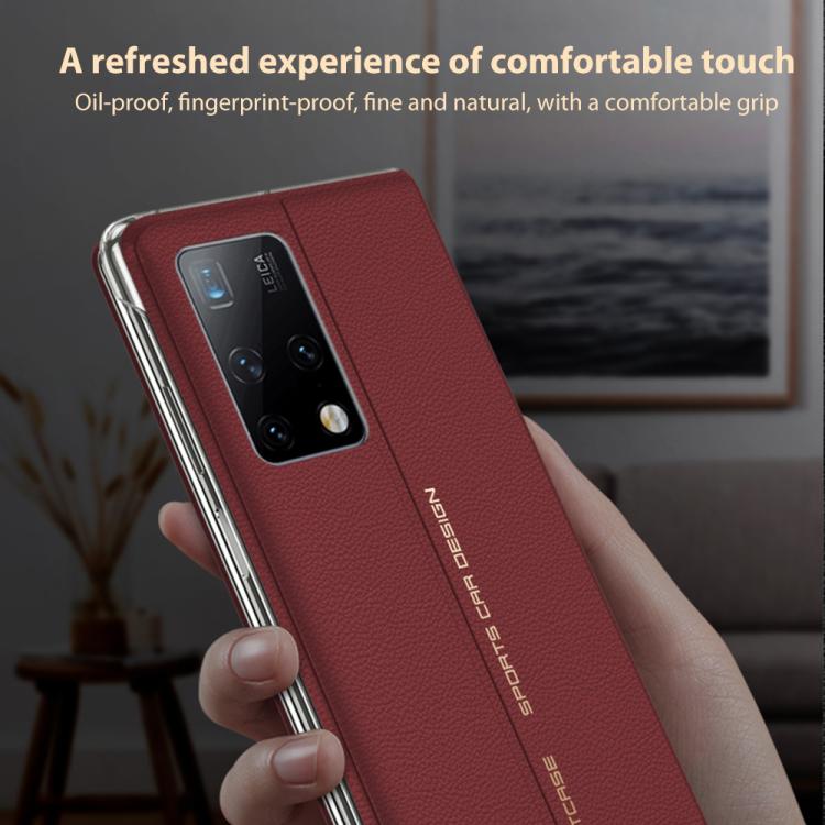 For Huawei Mate X2 GKK Master Edition Flip Smart Window Phone Case
