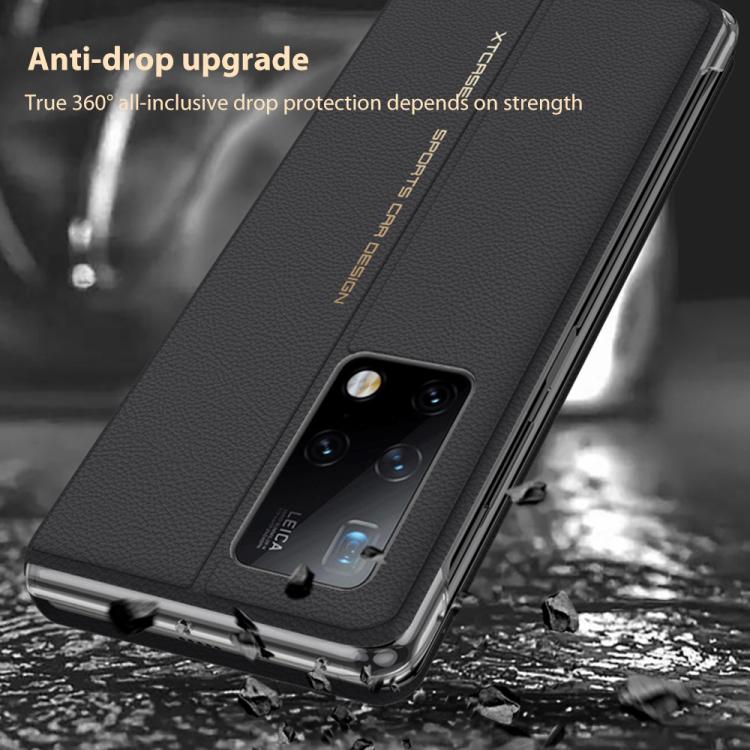 For Huawei Mate X2 GKK Master Edition Flip Smart Window Phone Case