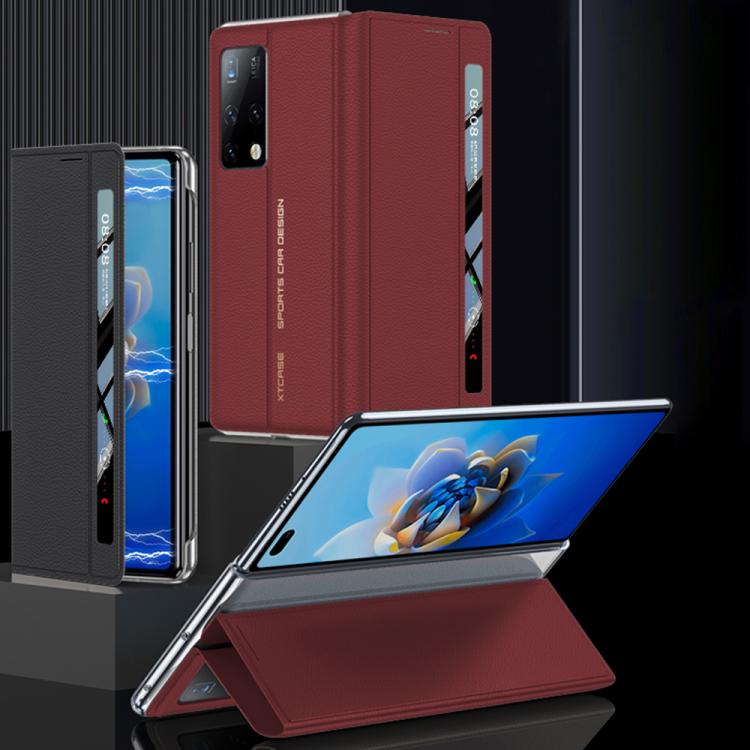 For Huawei Mate X2 GKK Master Edition Flip Smart Window Phone Case