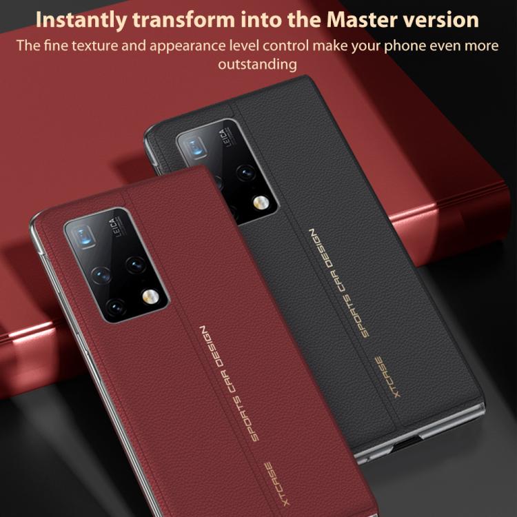 For Huawei Mate X2 GKK Master Edition Flip Smart Window Phone Case