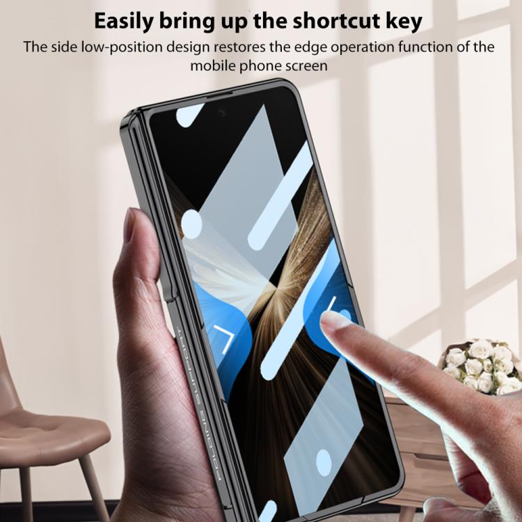 For Honor Magic V5 GKK Privacy Integrated MagSafe Magnetic Hinge Phantom Phone Case