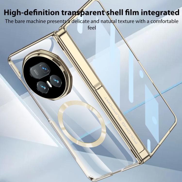 For Honor Magic V5 GKK Privacy Integrated MagSafe Magnetic Hinge Phantom Phone Case