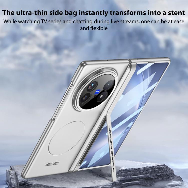 For vivo X Fold5 GKK Privacy Integrated MagSafe Magnetic All-Inclusive Phone Case with Holder
