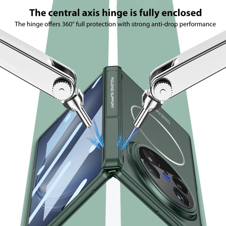 For vivo X Fold5 GKK Privacy Integrated MagSafe Magnetic All-Inclusive Phone Case with Holder