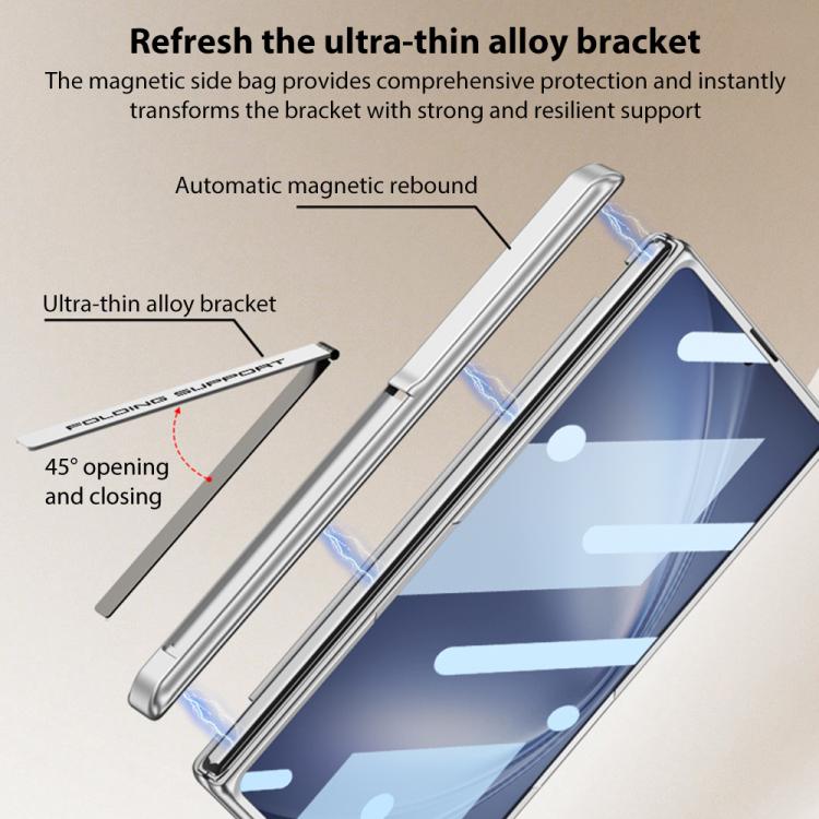 For vivo X Fold5 GKK Privacy Integrated MagSafe Magnetic All-Inclusive Phone Case with Holder