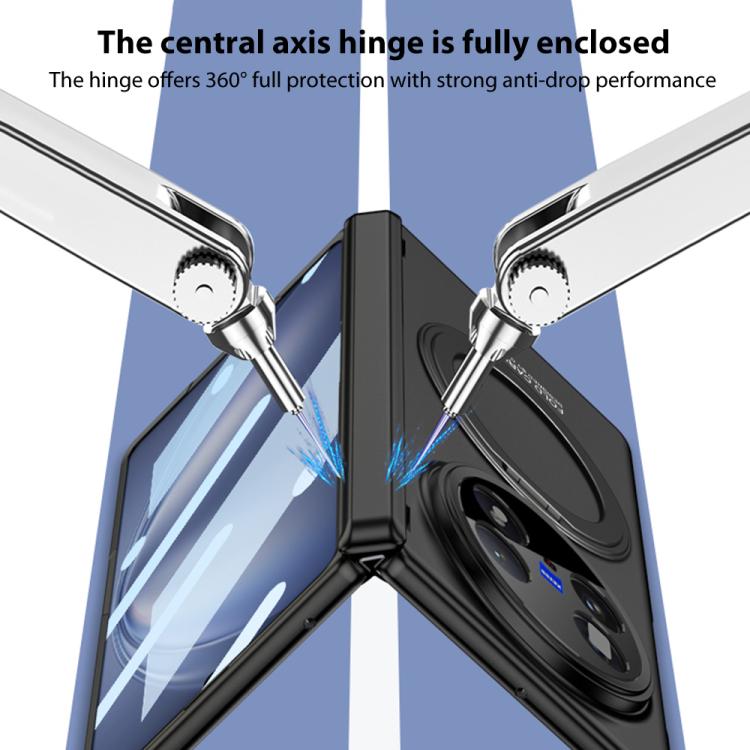 For vivo X Fold5 GKK HD Integrated Magnetic All-Inclusive Phone Case with Rotating Holder