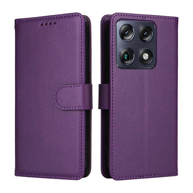 For Motorola Signature / Moto X70 Air Pro 5G Litchi Texture RFID Blocking 3-Card Wallet Leather Phone Case
