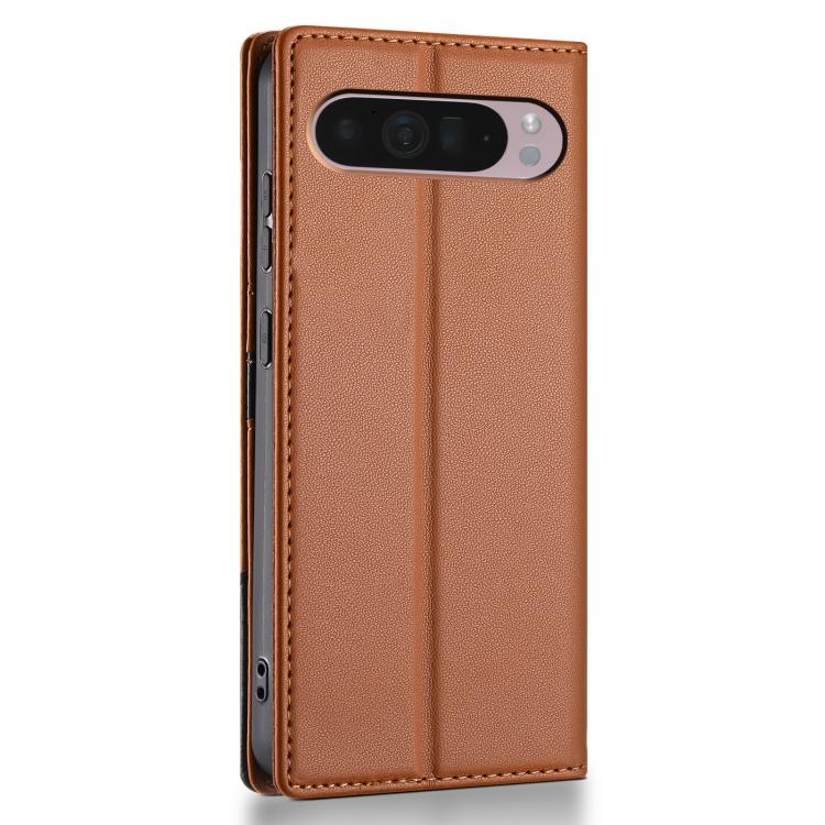 For Google Pixel 9 Pro XL / 10 Pro XL N.BEKUS P3 RFID Stitching Magnetic Flip Leather Phone Case