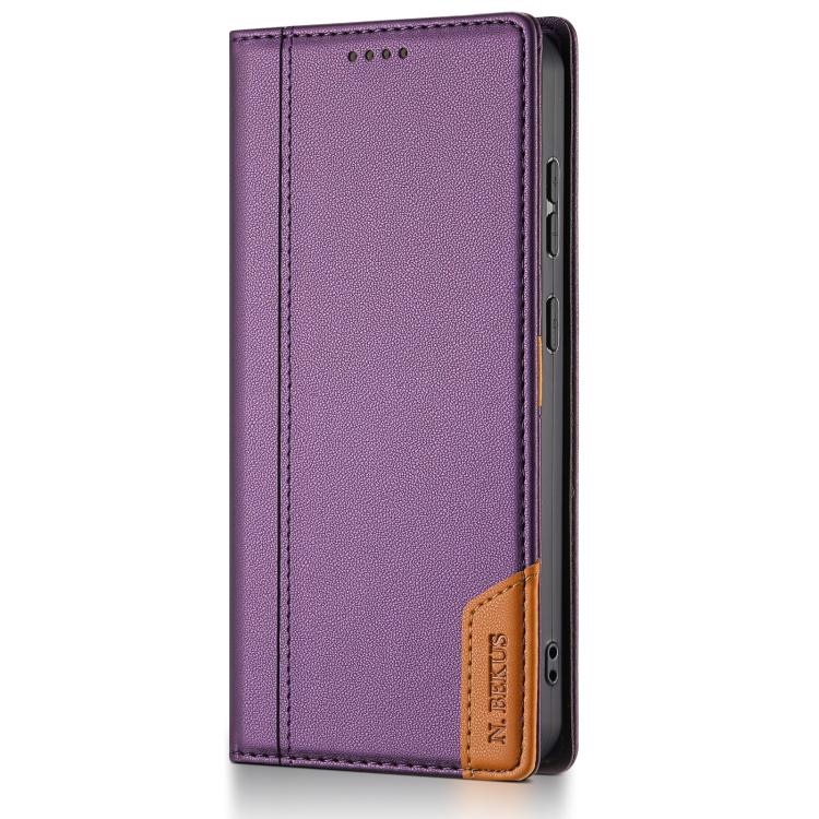 For Google Pixel 8a N.BEKUS P3 RFID Stitching Magnetic Flip Leather Phone Case