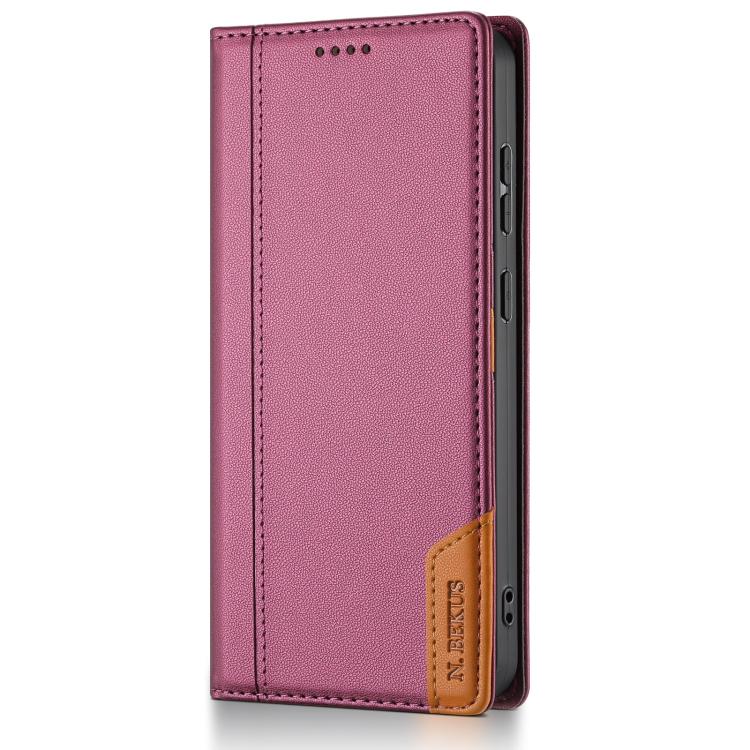 For Google Pixel 8a N.BEKUS P3 RFID Stitching Magnetic Flip Leather Phone Case