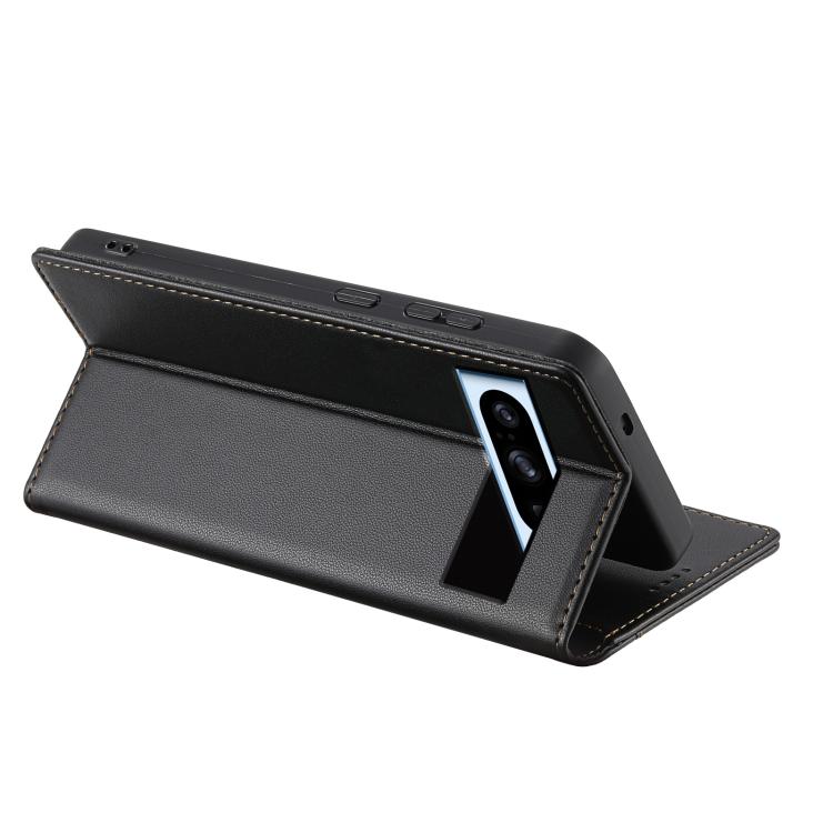 For Google Pixel 8 Pro N.BEKUS P3 RFID Stitching Magnetic Flip Leather Phone Case