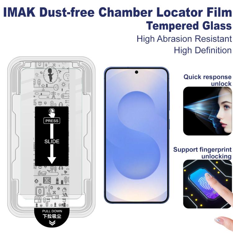 For Samsung Galaxy S24+ 5G imak Dust-free Chamber Locator H Series Tempered Glass Film
