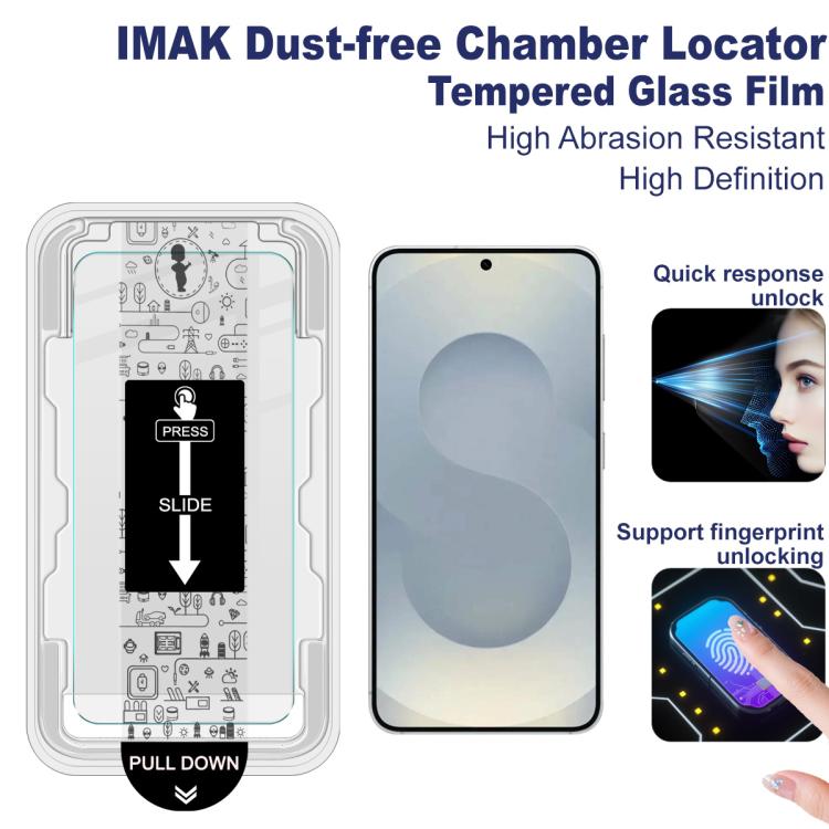 For Samsung Galaxy S26 5G imak Dust-free Chamber Locator H Series Tempered Glass Film