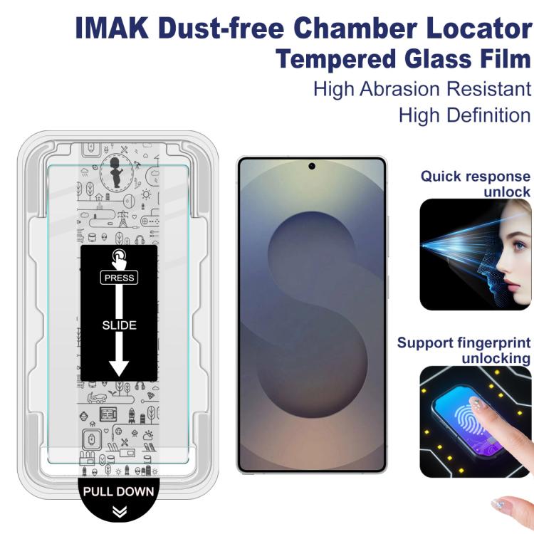 For Samsung Galaxy S26 Ultra 5G imak Dust-free Chamber Locator H Series Tempered Glass Film