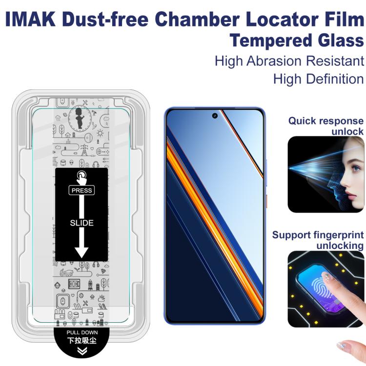 For Realme Neo7 SE imak Dust-free Chamber Locator H Series Tempered Glass Film