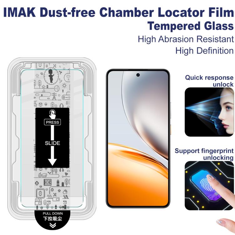 For Realme P3 5G / Neo7x imak Dust-free Chamber Locator H Series Tempered Glass Film