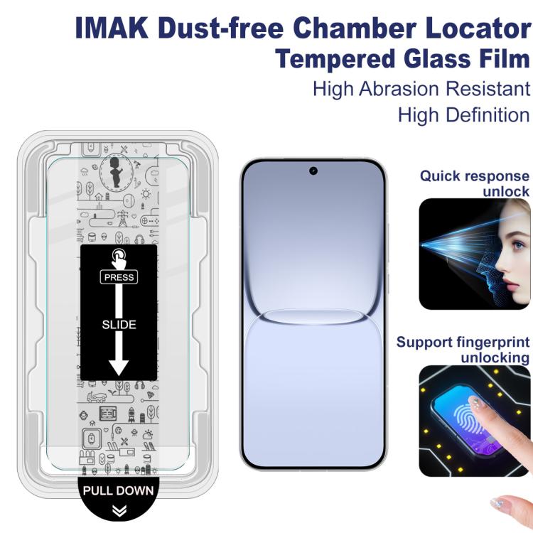 For Realme Neo8 5G imak Dust-free Chamber Locator H Series Tempered Glass Film