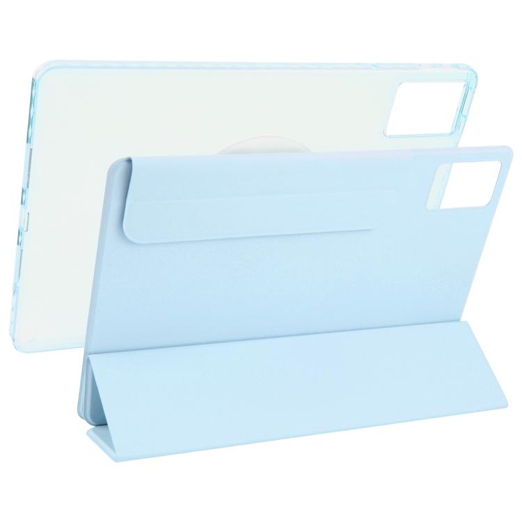For Lenovo Xiaoxin Pad 11 2025 Trifold Magnetic Split Acrylic Leather Tablet Case