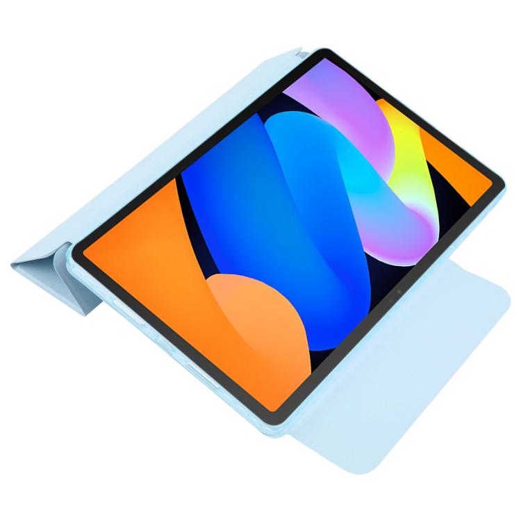 For Lenovo Xiaoxin Pad 11 2025 Trifold Magnetic Split Acrylic Leather Tablet Case