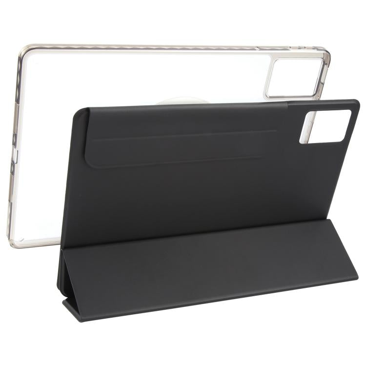 For Lenovo Xiaoxin Pad 11 2025 Trifold Magnetic Split Acrylic Leather Tablet Case