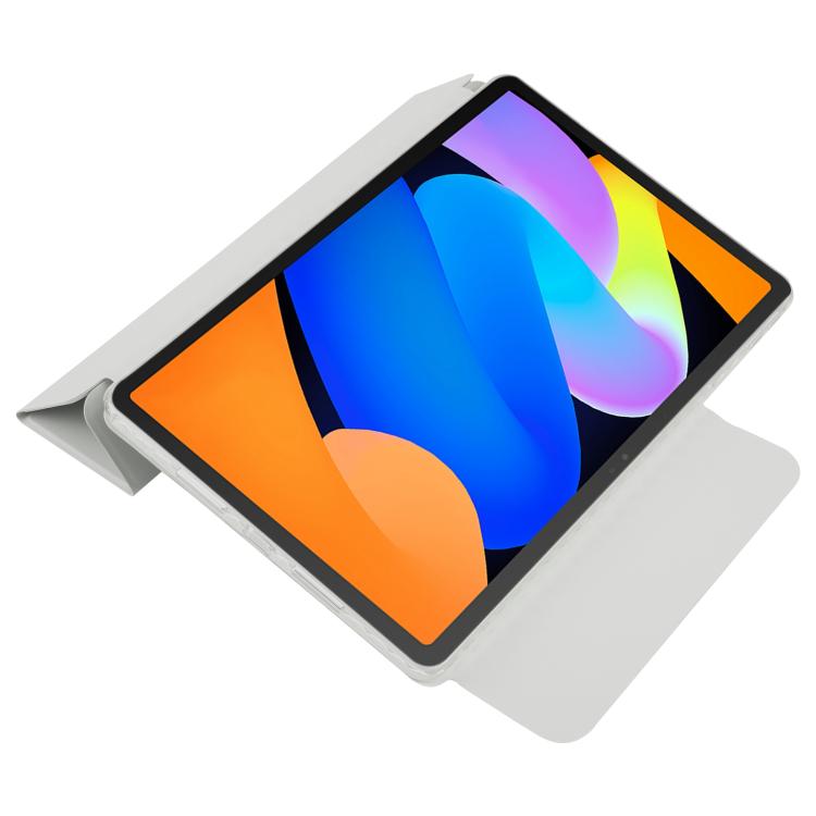 For Lenovo Xiaoxin Pad 11 2025 Trifold Magnetic Split Acrylic Leather Tablet Case