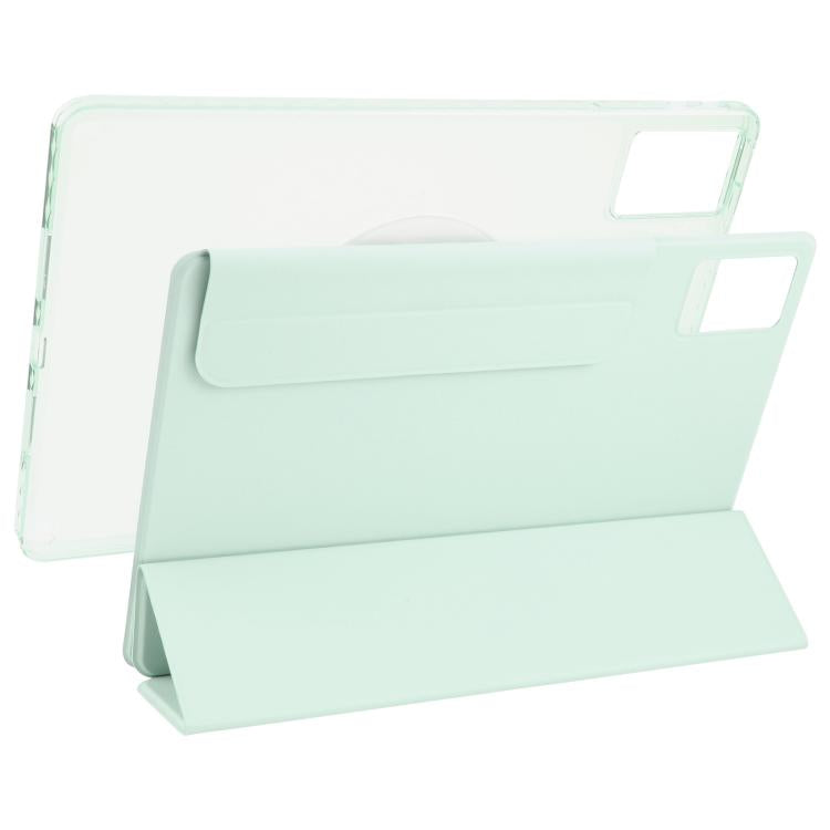 For Lenovo Xiaoxin Pad 11 2025 Trifold Magnetic Split Acrylic Leather Tablet Case