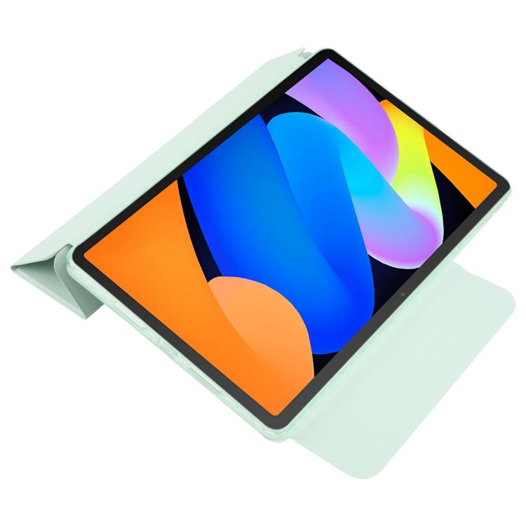 For Lenovo Xiaoxin Pad 11 2025 Trifold Magnetic Split Acrylic Leather Tablet Case