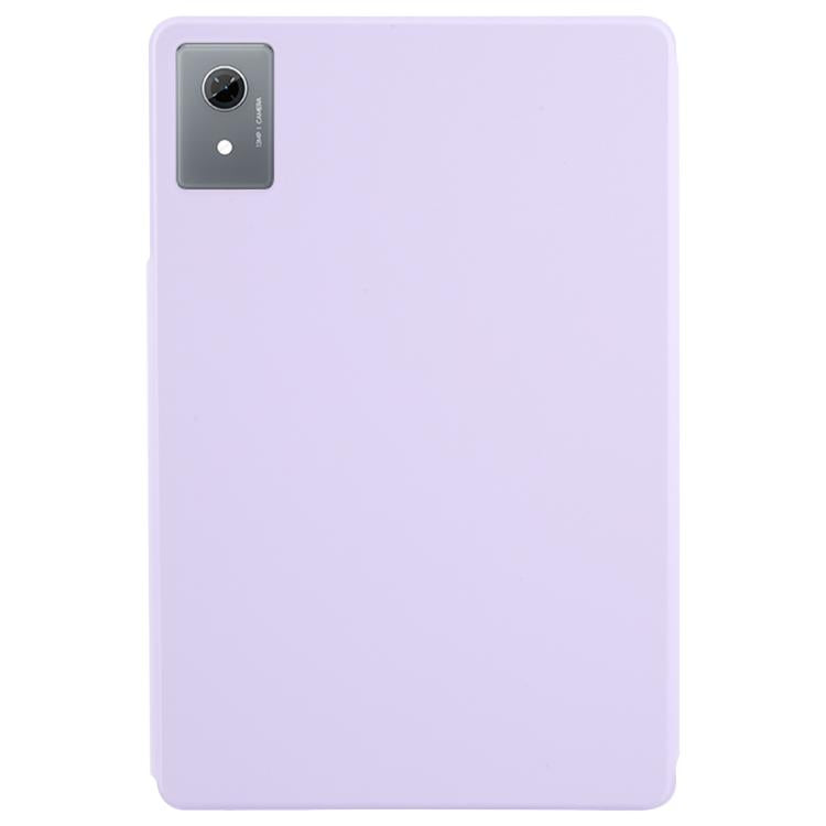 For Lenovo Xiaoxin Pad 11 2025 Trifold Magnetic Split Acrylic Leather Tablet Case