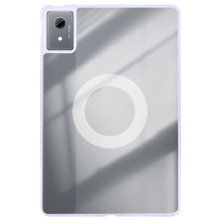 For Lenovo Xiaoxin Pad 11 2025 Trifold Magnetic Split Acrylic Leather Tablet Case