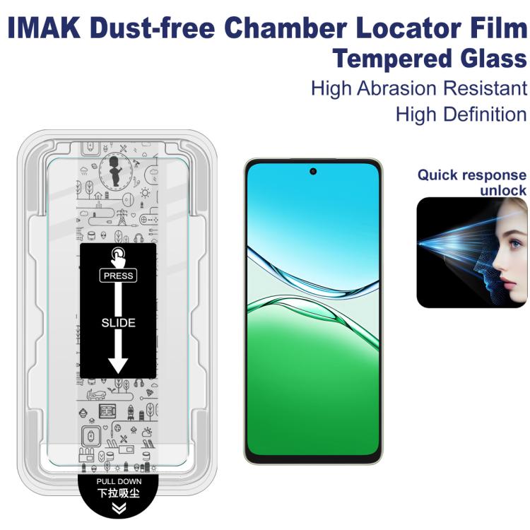 For OPPO A5 Pro 4G / 5G Global imak Dust-free Chamber Locator H Series Tempered Glass Film