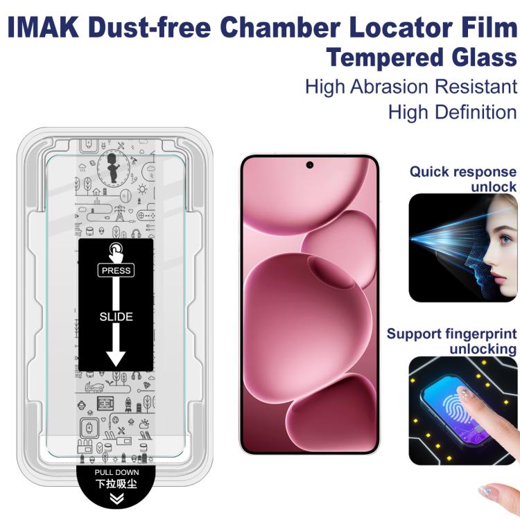 For OPPO Find X8 Ultra imak Dust-free Chamber Locator H Series Tempered Glass Film