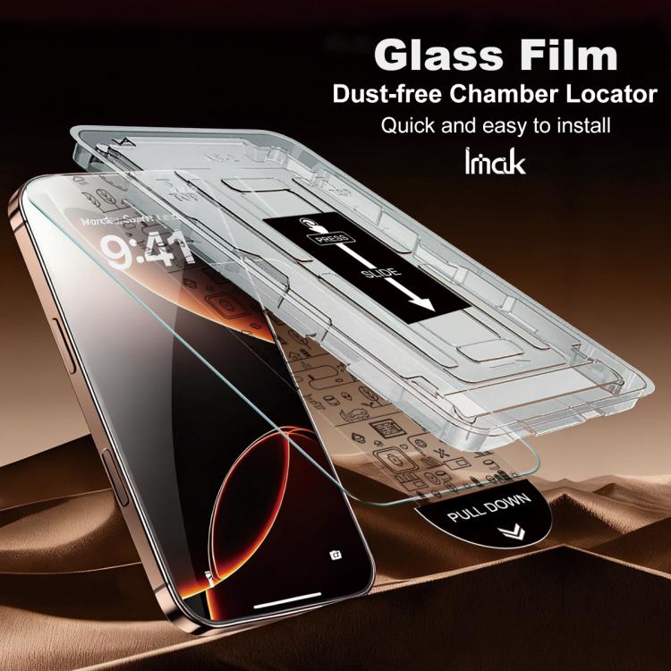 For OPPO Reno15 Pro Max 5G Global imak Dust-free Chamber Locator H Series Tempered Glass Film