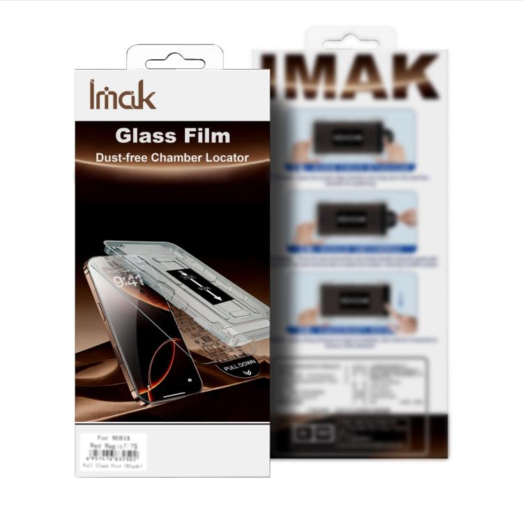 For OPPO A6x 4G / A6x 5G imak Dust-free Chamber Locator H Series Tempered Glass Film
