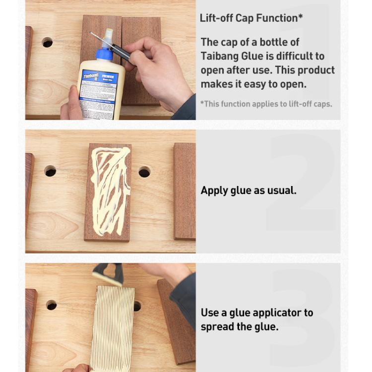 Glue Tray DIY Roller Brush Crevice Brush Woodworking Glue Tools, Specification:4pcs/Set