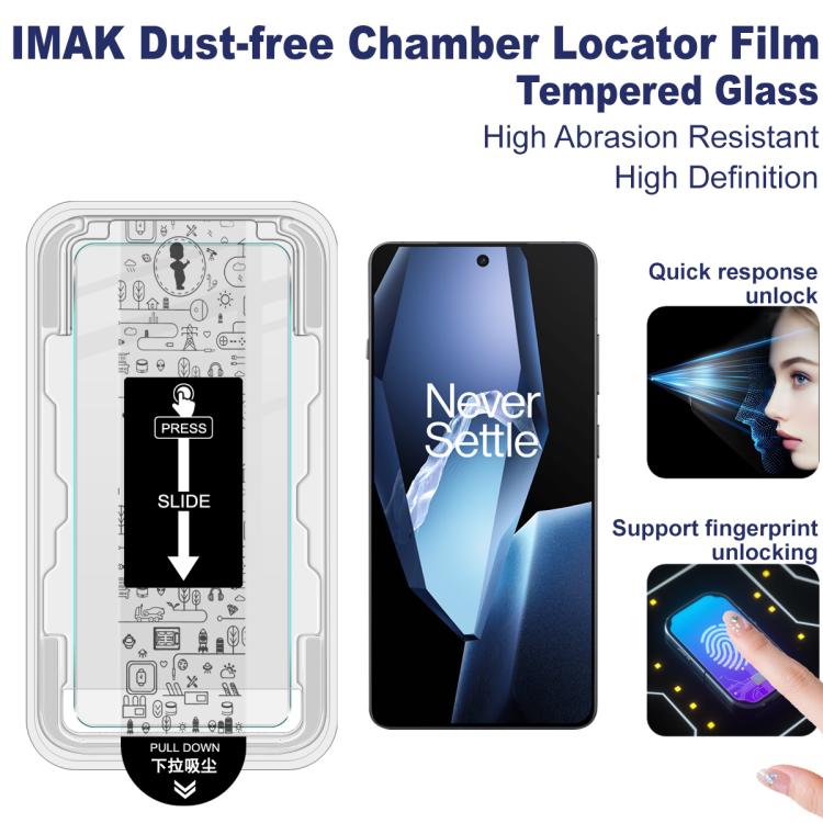 For OnePlus Ace 5 / Ace 5 Pro imak Dust-free Chamber Locator H Series Tempered Glass Film