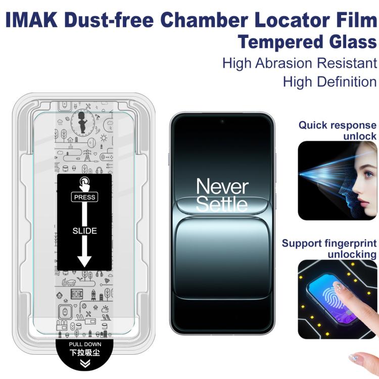 For OnePlus 13T imak Dust-free Chamber Locator H Series Tempered Glass Film