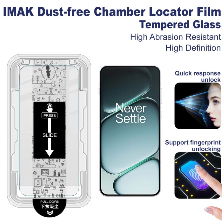 For OnePlus Ace 6 / 6T / 15R imak Dust-free Chamber Locator H Series Tempered Glass Film