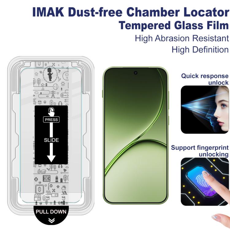 For OnePlus 15T imak Dust-free Chamber Locator H Series Tempered Glass Film