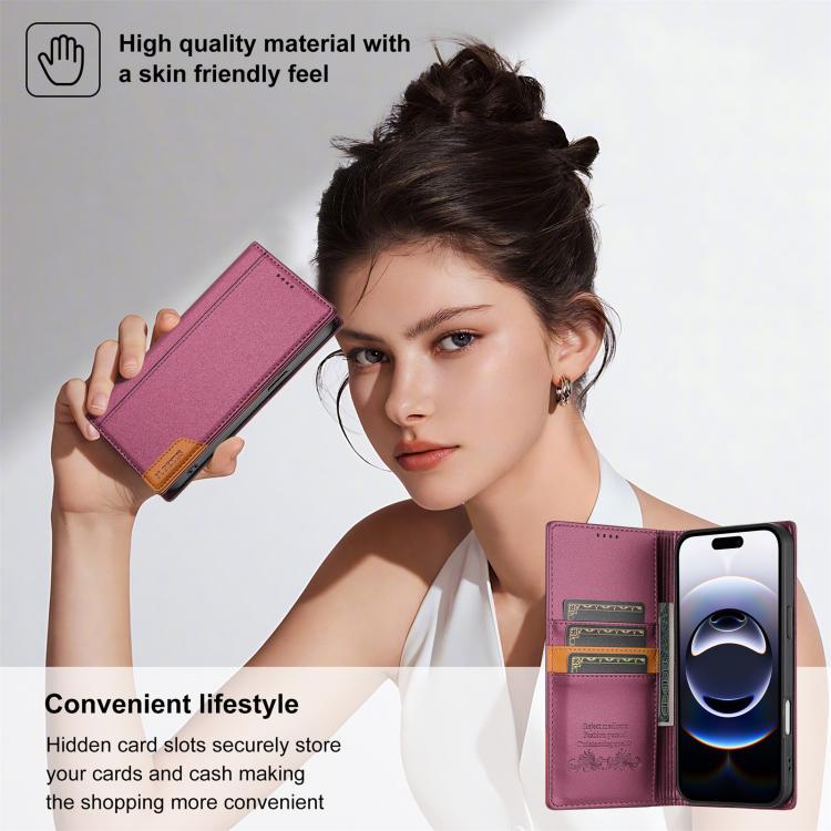 For iPhone 17 Pro Max N.BEKUS P3 RFID Stitching Magnetic Flip Leather Phone Case