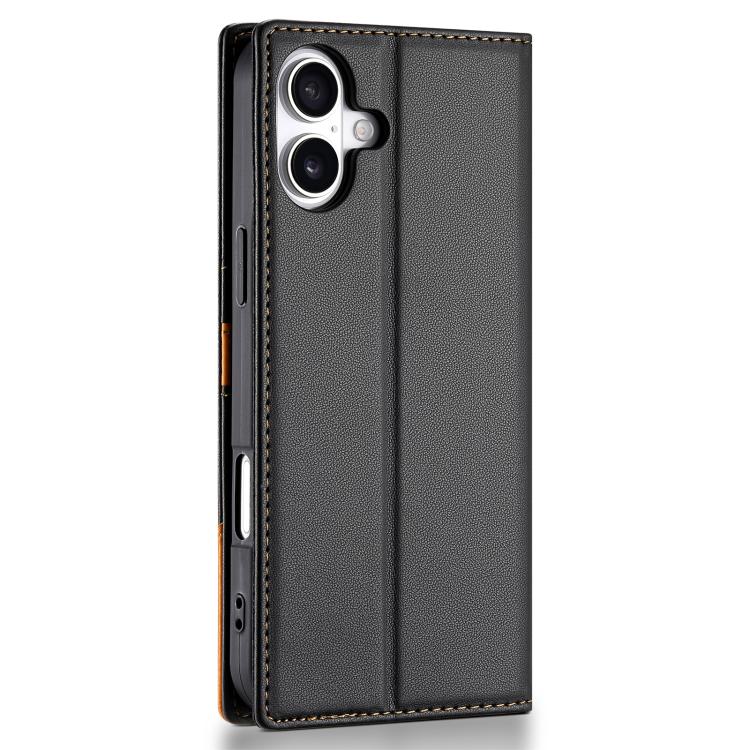 For iPhone 17 N.BEKUS P3 RFID Stitching Magnetic Flip Leather Phone Case