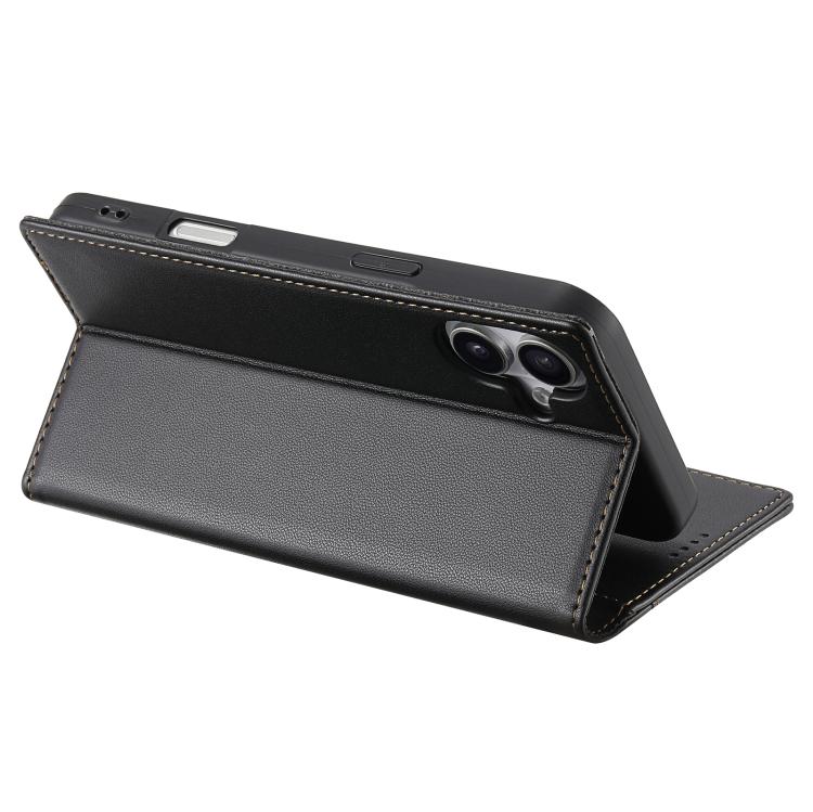 For iPhone 17 N.BEKUS P3 RFID Stitching Magnetic Flip Leather Phone Case