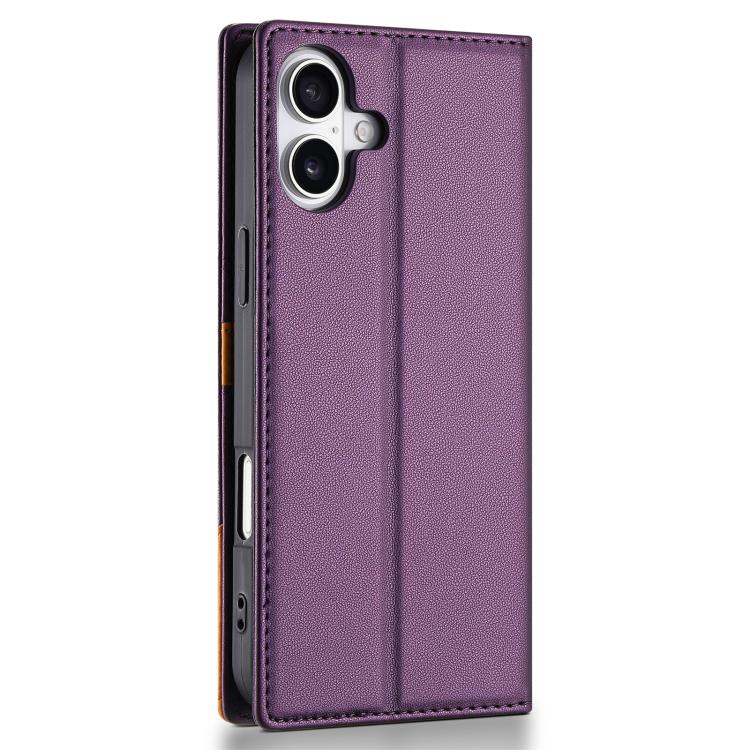 For iPhone 17 N.BEKUS P3 RFID Stitching Magnetic Flip Leather Phone Case