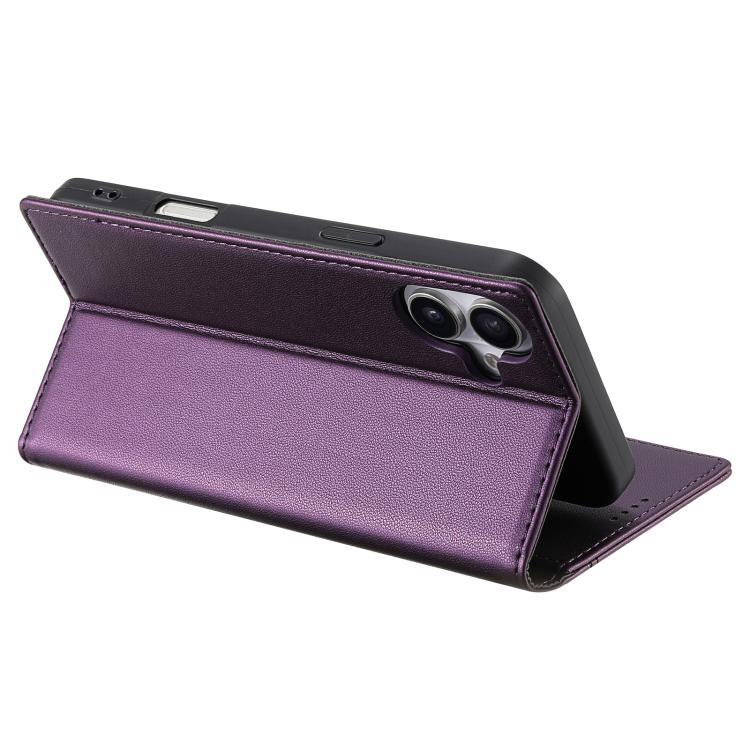 For iPhone 17 N.BEKUS P3 RFID Stitching Magnetic Flip Leather Phone Case