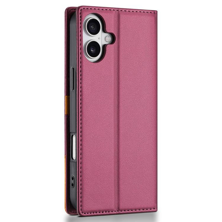 For iPhone 17 N.BEKUS P3 RFID Stitching Magnetic Flip Leather Phone Case