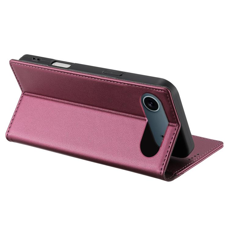 For iPhone Air N.BEKUS P3 RFID Stitching Magnetic Flip Leather Phone Case