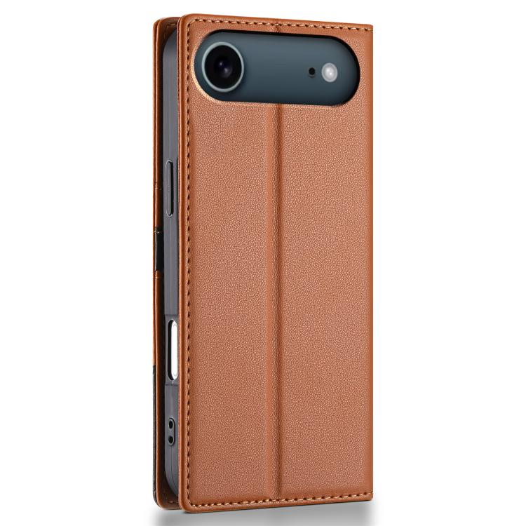 For iPhone Air N.BEKUS P3 RFID Stitching Magnetic Flip Leather Phone Case
