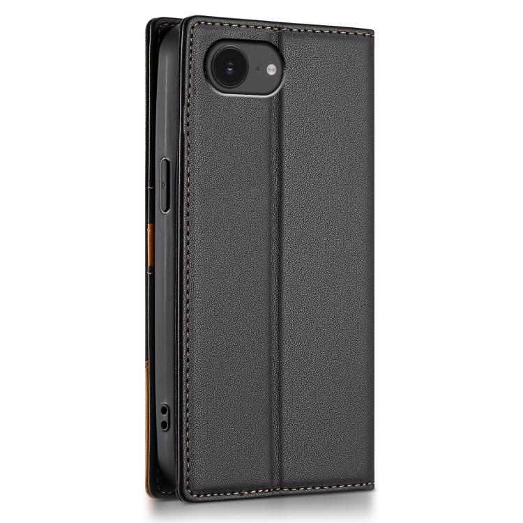 For iPhone 17e / 16e N.BEKUS P3 RFID Stitching Magnetic Flip Leather Phone Case