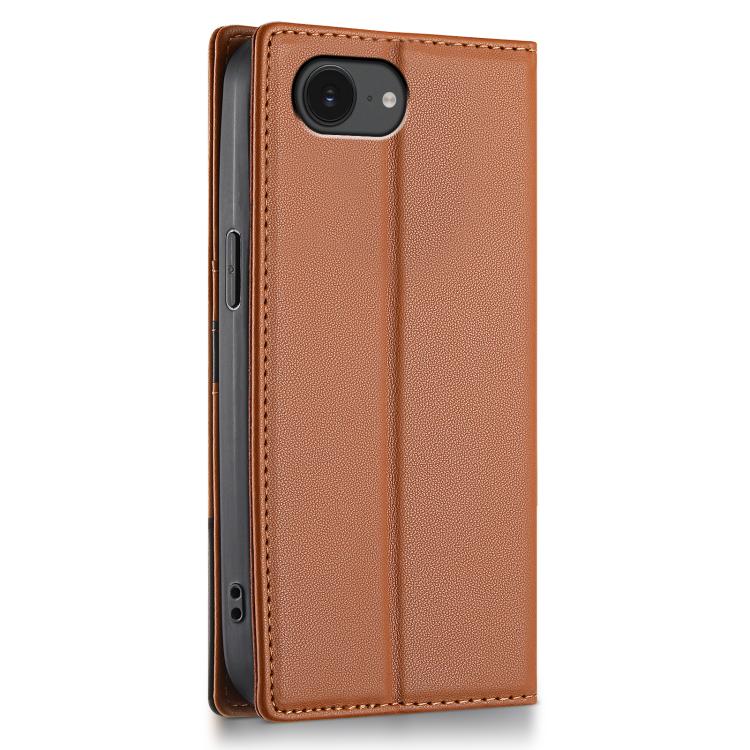 For iPhone 17e / 16e N.BEKUS P3 RFID Stitching Magnetic Flip Leather Phone Case
