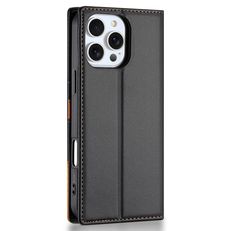 For iPhone 16 Pro Max N.BEKUS P3 RFID Stitching Magnetic Flip Leather Phone Case