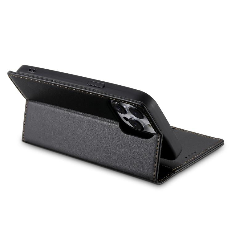 For iPhone 15 Pro N.BEKUS P3 RFID Stitching Magnetic Flip Leather Phone Case